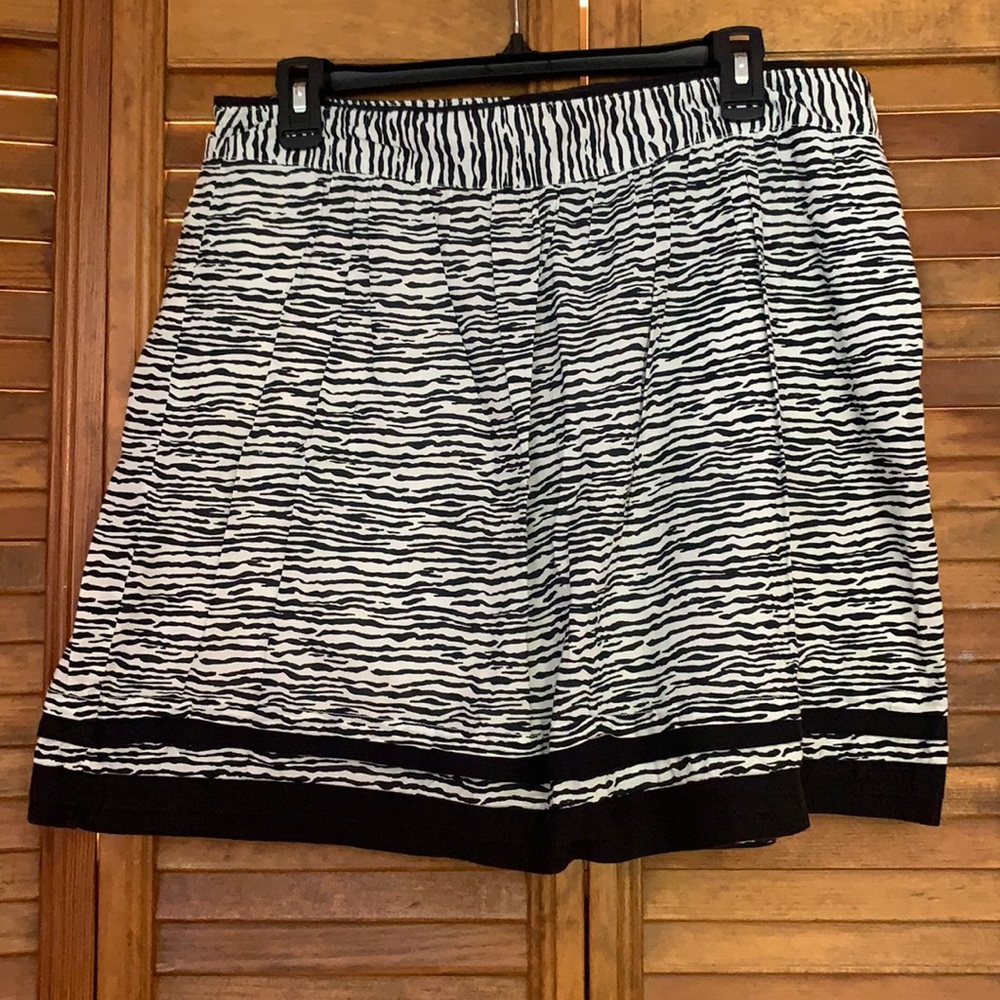LOFT Zebra Print Skirt